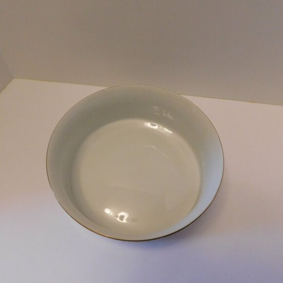 Johann Haviland Bavaria Germany Twilight Rose Porcelain Serving Bowl Gold Rim - Picture 2 of 9